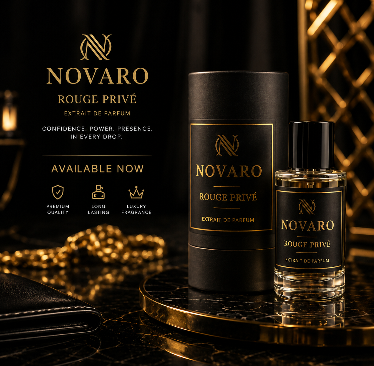 Novaro Fragrance Collection | Rouge Privé & Imperial Bleu | 50ml