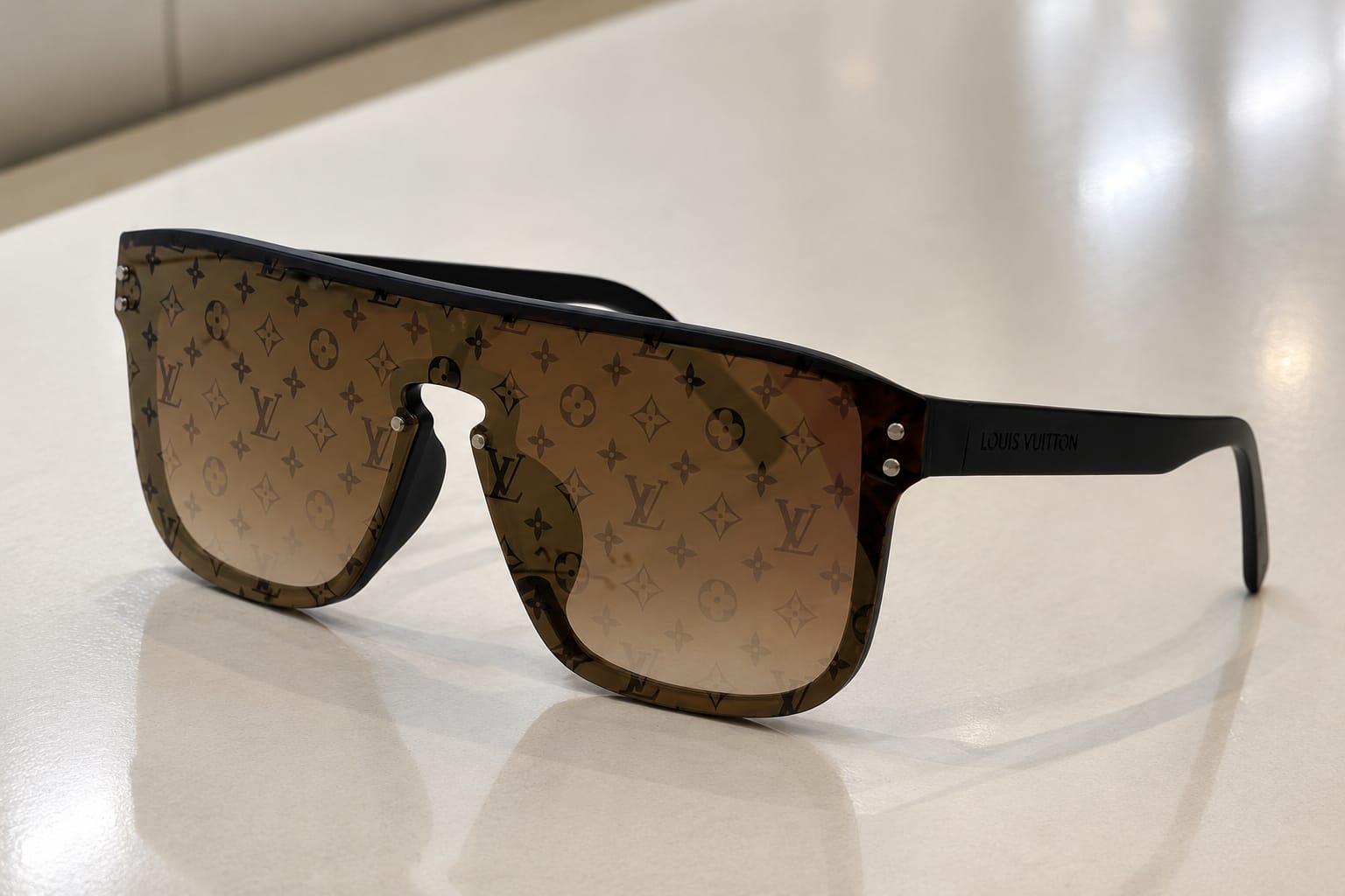 Luxury Monogram Brown Sunglasses | UV400 Protection