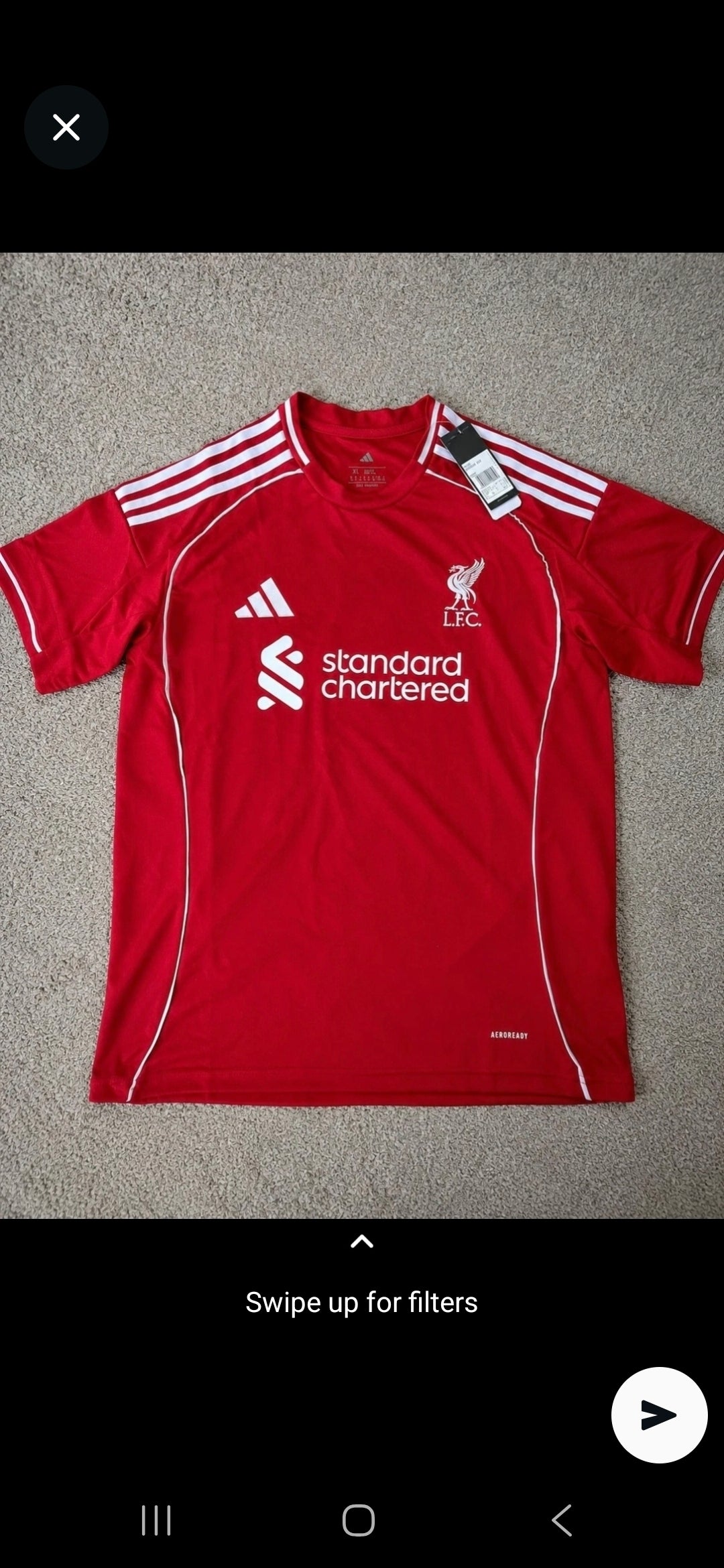 Liverpool 2025/26 Home Football Shirt